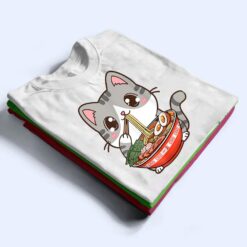 Cat Ramen Kawaii Anime Japanese Food Girls Official Teenager T Shirt - Dream Art Europa