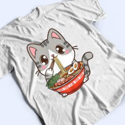 Cat Ramen Kawaii Anime Japanese Food Girls Official Teenager T Shirt - Dream Art Europa