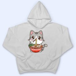 Cat Ramen Kawaii Anime Japanese Food Girls Official Teenager T Shirt - Dream Art Europa