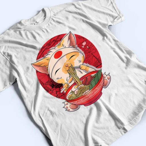 Cat Ramen Kawaii Anime Japanese Food Girls Official nager Ver 2 T Shirt