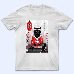 Cat Sushi Japanese Anime T Shirt