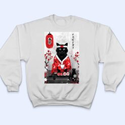 Cat Sushi Japanese Anime T Shirt - Dream Art Europa