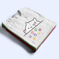 Cat Throwing Dice Tabletop Games Cute Kawaii Animal Lover T Shirt - Dream Art Europa