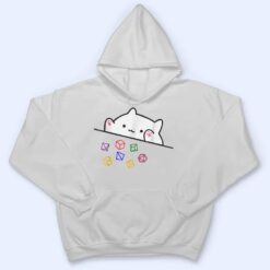 Cat Throwing Dice Tabletop Games Cute Kawaii Animal Lover T Shirt - Dream Art Europa