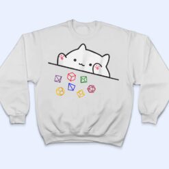 Cat Throwing Dice Tabletop Games Cute Kawaii Animal Lover T Shirt - Dream Art Europa