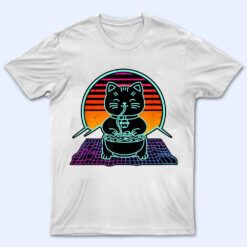 Cat Tshirt, Cute Cat Tee, Cat Lover Shirt, Retrowave Cat T Shirt