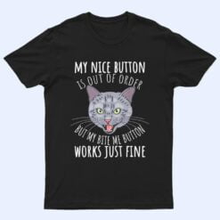 Cat Tshirt, Funny Cat Tees, Cat Lover Gifts, Cat Bite Me T Shirt