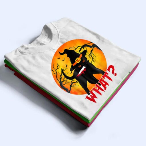 Cat What Funny Cat Holding Knife Funny Costume T Shirt