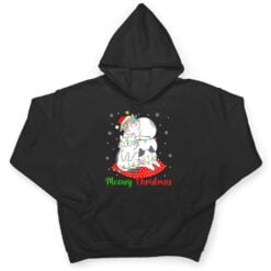 Cat Xmas Ree Lights Santa Cat Christmas T Shirt - Dream Art Europa