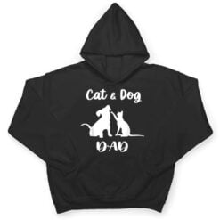 Cat and Dog Dad Pets Animals Lover Puppy for Men T Shirt - Dream Art Europa