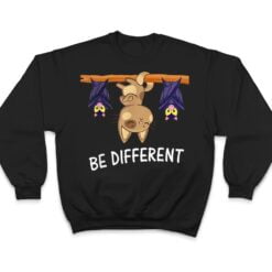 Cat with Bats Be different Funny Cat Lover T Shirt - Dream Art Europa