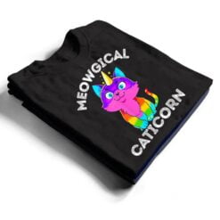 Caticorn Rainbow Funny My Cat is a Magical Unicorn Kittycorn T Shirt - Dream Art Europa