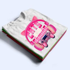 Cats And Gaming Funny Cat Lover Gaming Gifts Teens Girls T Shirt - Dream Art Europa