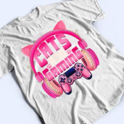 Cats And Gaming Funny Cat Lover Gaming Gifts Teens Girls T Shirt - Dream Art Europa