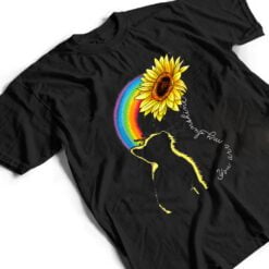 Cats Are My Sunshine Sunflower Rainbow Funny Cat Lovers Gift T Shirt - Dream Art Europa