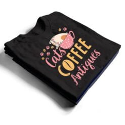 Cats Coffee Antiques Cat Lover Antiquing T Shirt - Dream Art Europa