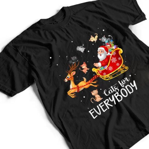 Cats For Everybody Cat Christmas Pajama Family Party Gifts T Shirt