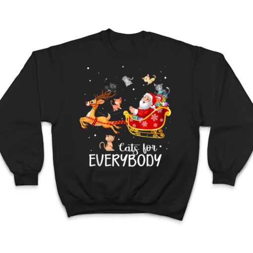 Cats For Everybody Cat Christmas Pajama Family Party Gifts T Shirt