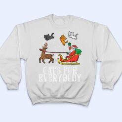 Cats For Everybody Christmas Cat Funny Xmas Women Santa_1 T Shirt - Dream Art Europa