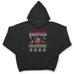 Cats For Everybody Christmas Cute Cat Lover T Shirt - Dream Art Europa