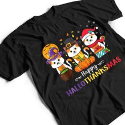 Cats Happy HalloThanksMas T Shirt - Dream Art Europa