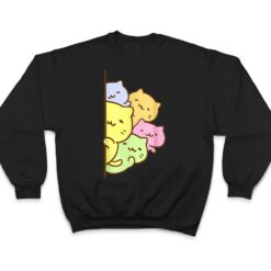 Cats Meowtain Cute Kitty Pile Anime Kawaii Gay Pride T Shirt - Dream Art Europa