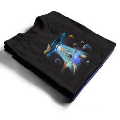 Cats UFO Funny Flying Kitten Spaceship Alien Lover Novelty T Shirt - Dream Art Europa