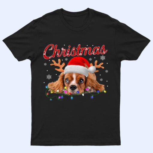 Cavalier King Charles Spaniel Dog Lover Christmas Dogs T Shirt