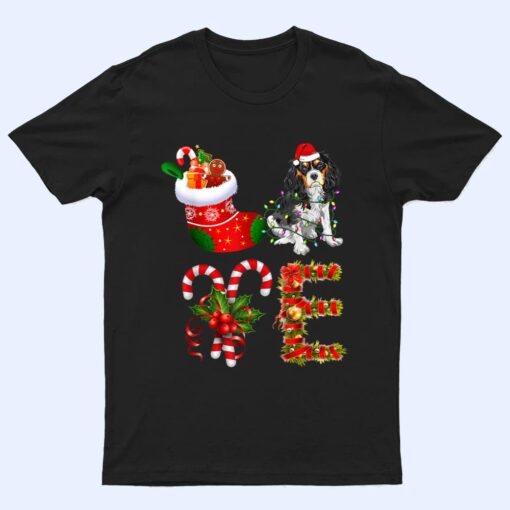 Cavalier king charles spanie Dog Christmas Light T Shirt