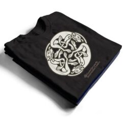 Celtic Design Wolf Dogs Triskelion from Ireland Celtic T Shirt - Dream Art Europa