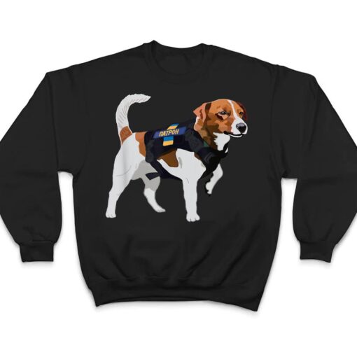 Chernihiv dog Patron DSNS Ukrainian Jack Russell Terrier T Shirt