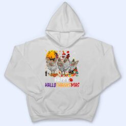 Chicken Halloween Happy HalloThanksMas Autumn Thanksgiving T Shirt - Dream Art Europa