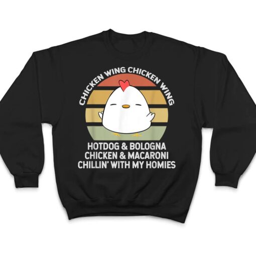 Chicken Wing Chicken Wing Hot Dog and Bologna T Shirt