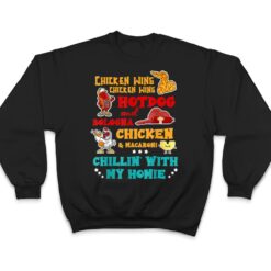 Chicken Wing Hot Dog And Bologna Chicken & Macaroni Design T Shirt - Dream Art Europa