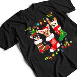 Chihuahua Christmas Lights Gift Funny Xmas Dog Lover T Shirt - Dream Art Europa