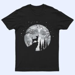 Chihuahua Dog Full Moon At Night - Dog Breed Chihuahua T Shirt