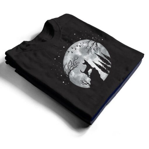 Chihuahua Dog Full Moon At Night - Dog Breed Chihuahua T Shirt