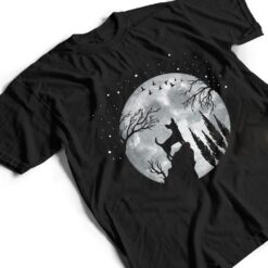 Chihuahua Dog Full Moon At Night - Dog Breed Chihuahua T Shirt - Dream Art Europa