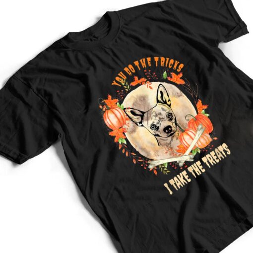 Chihuahua Dog Owner Halloween Pumpkin Humor Funny T Shirt