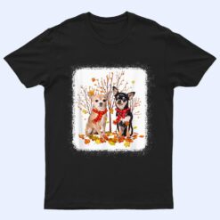 Chihuahua Hello Autum Fall Leaves Dog Lovers Chihuahua T Shirt