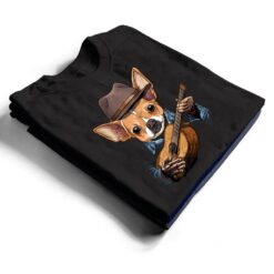 Chihuahua Playing Guitar Pet Toy Dog Lover Guitar Player T Shirt - Dream Art Europa