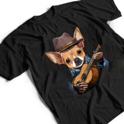 Chihuahua Playing Guitar Pet Toy Dog Lover Guitar Player T Shirt - Dream Art Europa