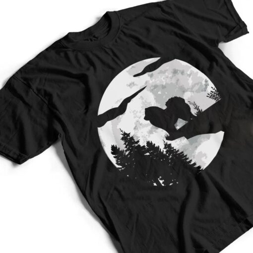 Chow Chow Dog Breed Full Moon At Night - Dog Owner Chow Chow T Shirt