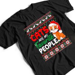 Christmas Cat - Cats Are My Favorite People T Shirt - Dream Art Europa