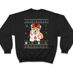 Christmas Corgi Reindeer Ornaments Dog Lovers Pajama T Shirt - Dream Art Europa