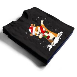 Christmas Dabbing Corgi Santa Hat For Boys Men Dog Lover T Shirt - Dream Art Europa