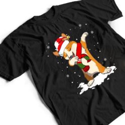 Christmas Dabbing Corgi Santa Hat For Boys Men Dog Lover T Shirt - Dream Art Europa