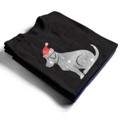 Christmas Funny Dog Diamond Santa Hat Pajama Xmas Gifts Men T Shirt - Dream Art Europa