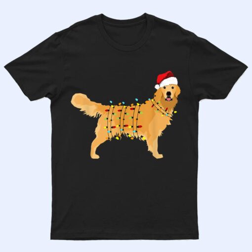 Christmas Golden Retriever Happy New Year Gift For Dog Lover T Shirt