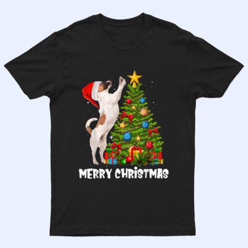 Christmas Tree Xmas Pajama Jack Russell Terrier Dog Lover T Shirt